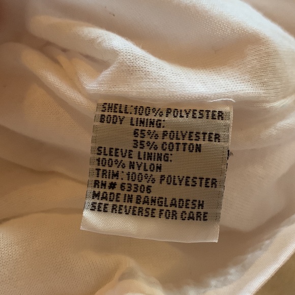 Vintage 90s Striped Detail Zip Front Long Sleeve Mock Neck Athletic Track Jacket - Picture 16 of 16